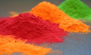colored powder coat