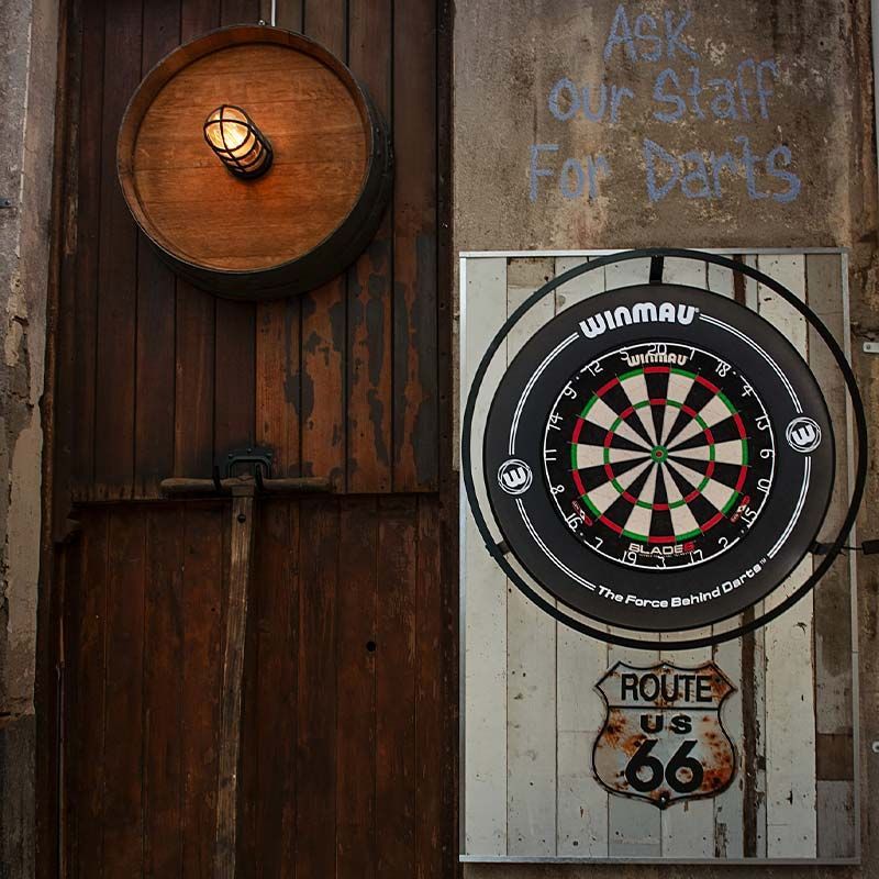 DART BOARD IN A PUB
