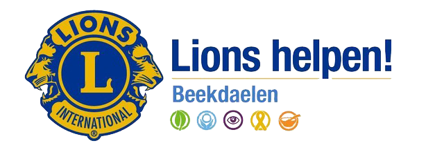 Logo van Lions Clubs International met de tekst