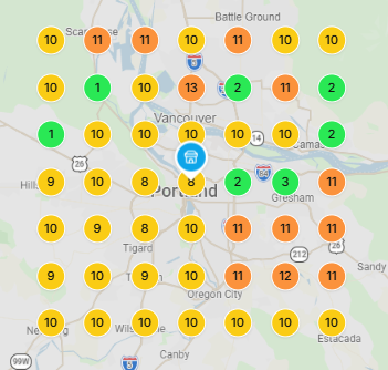 Older Geo-Grid Report - Local SEO