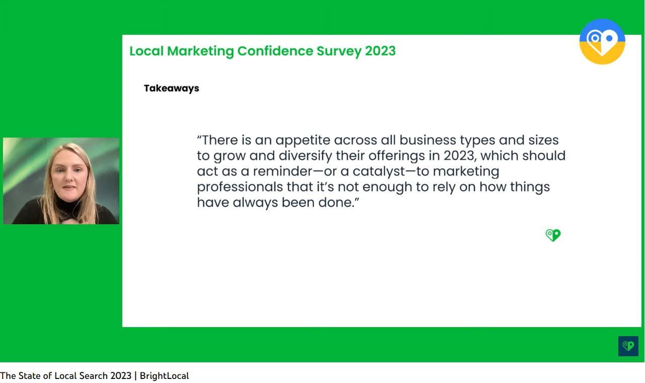Recap of 2023 local search industry trends and best practices webinar