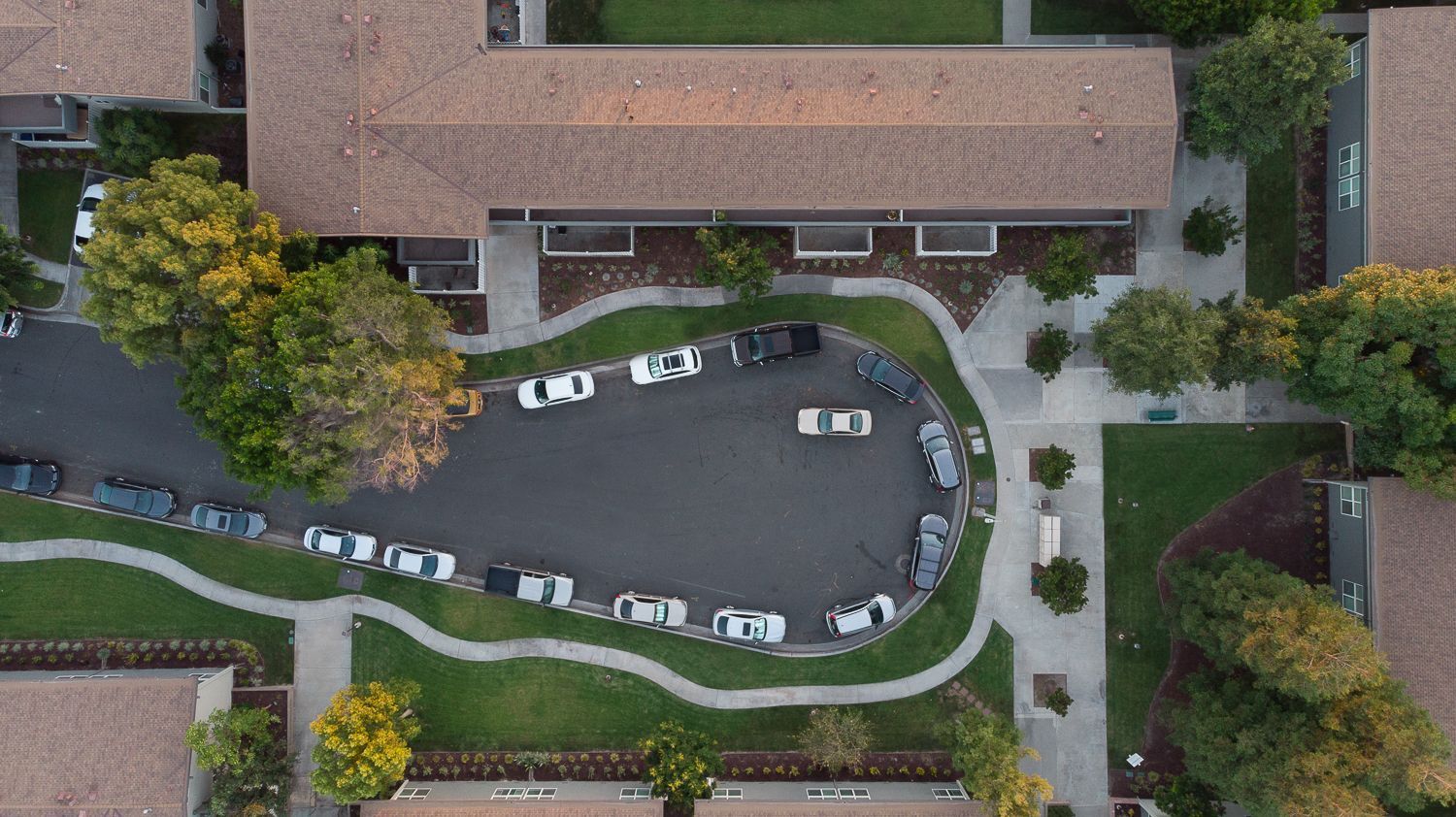 community parking lot
