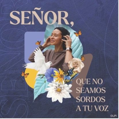 Señor que no seamos sordos a tu voz poster.