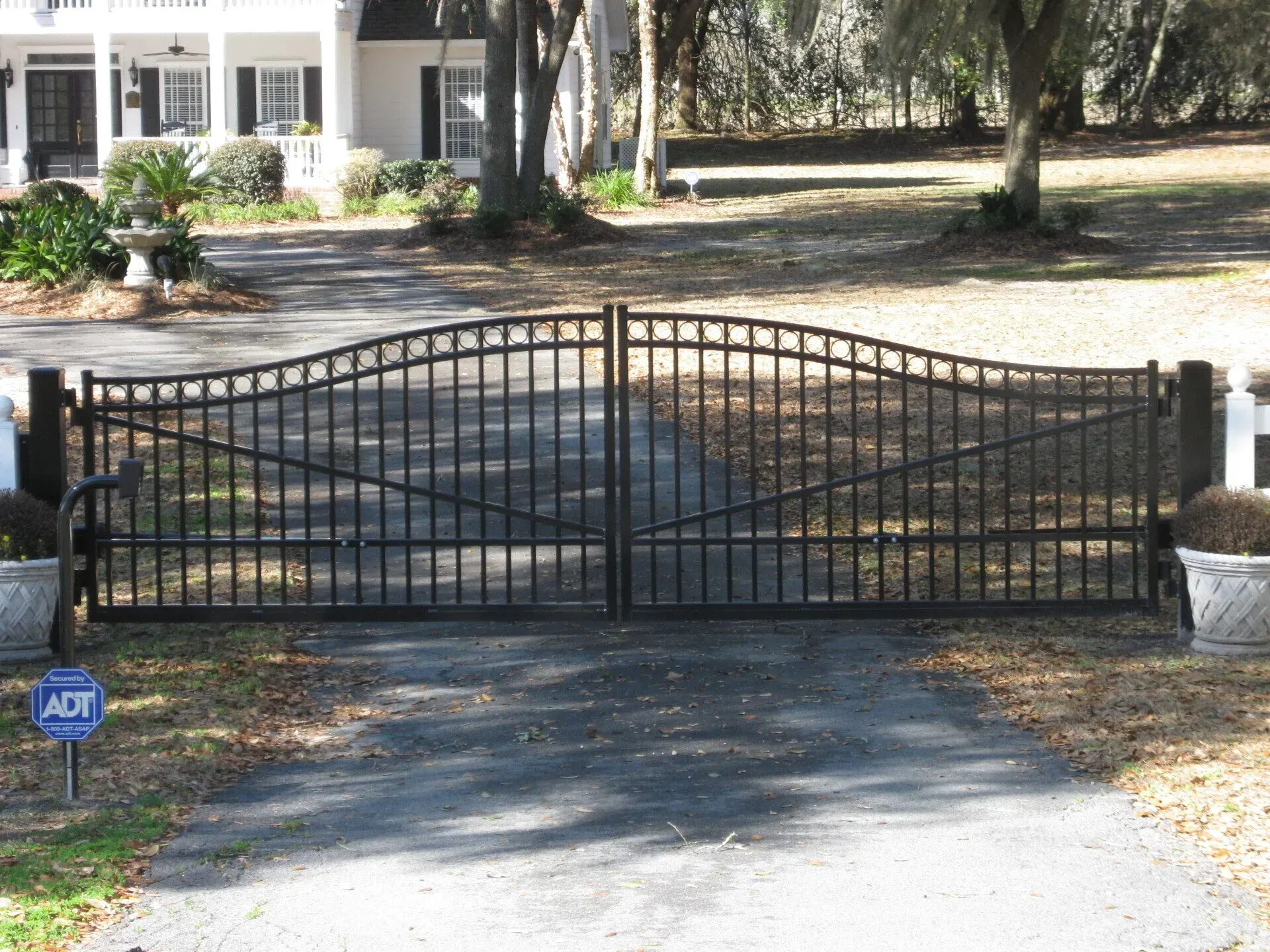 Double Drive Ornamental Gate — Valdosta, GA — Sims Fence Company