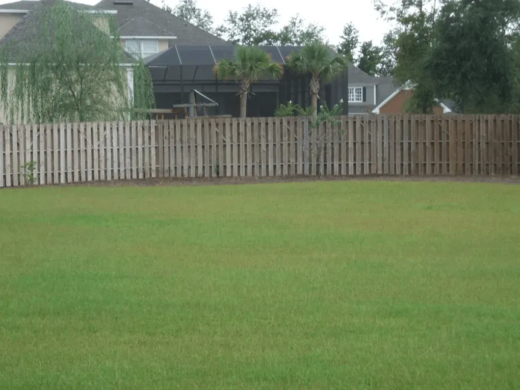 6 Ft. Wood Shadow Box Fence — Valdosta, GA — Sims Fence Company