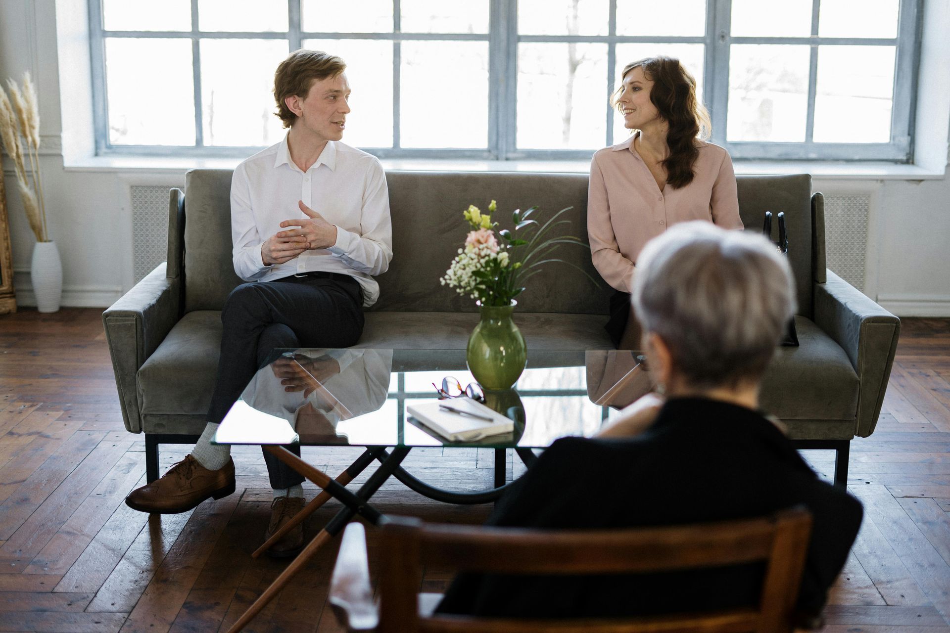 couple in a counselling session