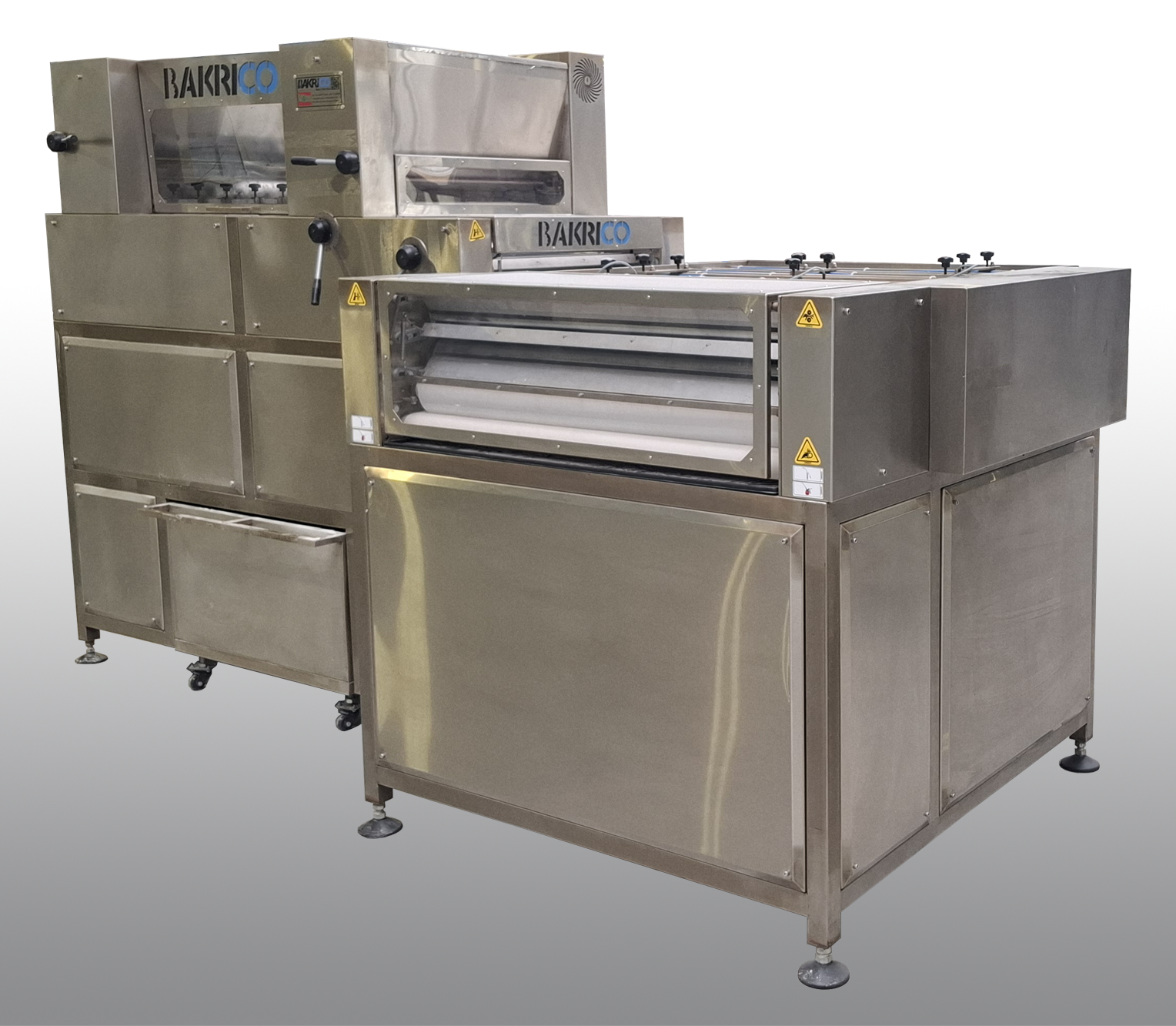 Automatic Dough Flattener as part of the Tortilla Bread Line