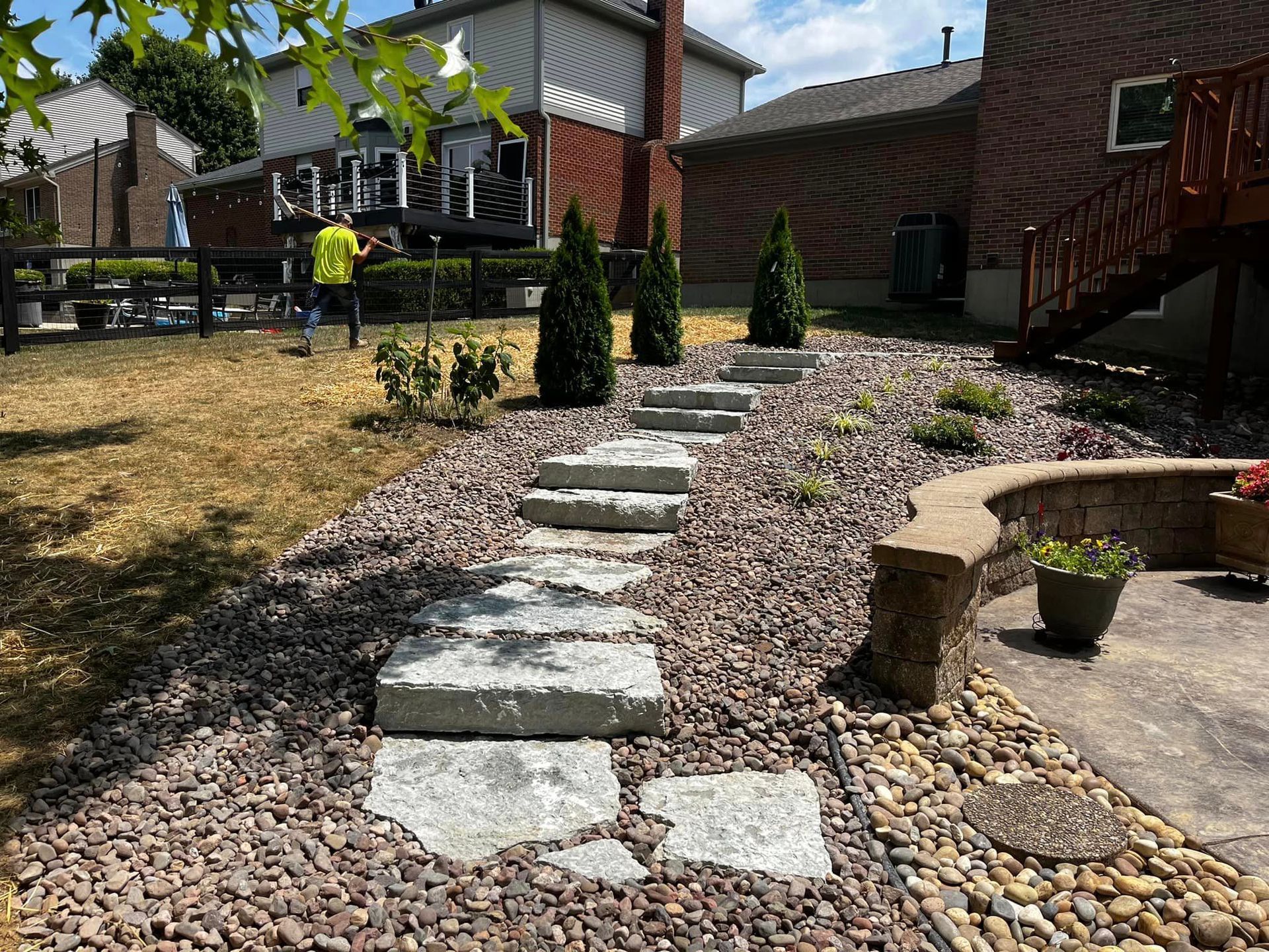 Stone Steps Hardscaping