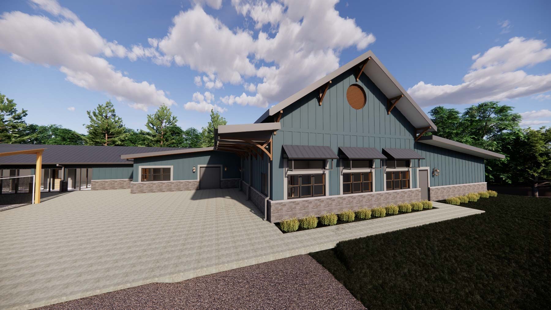 Intake Rendering, Dawson County Humane Society