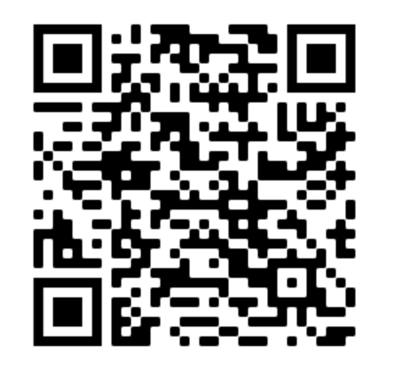 A black and white qr code on a white background.