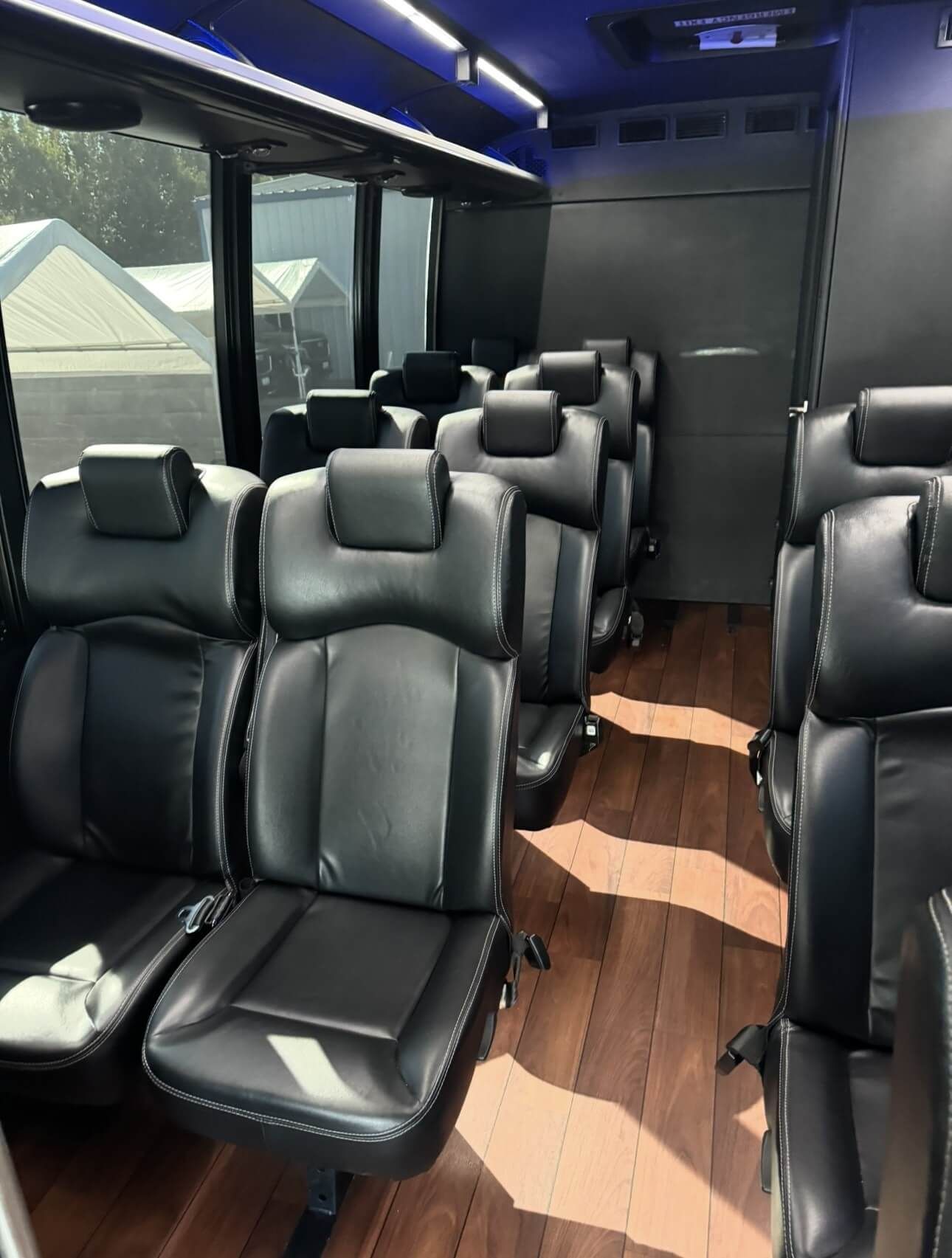 chula vista executive shuttle bus with bathroom