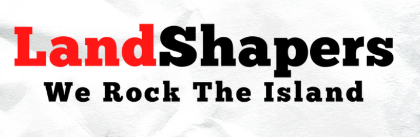 LandShapers logo with red