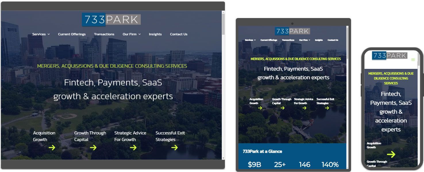 Boston Venture Capital Website Design