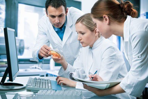 Biotech Woman Scientist