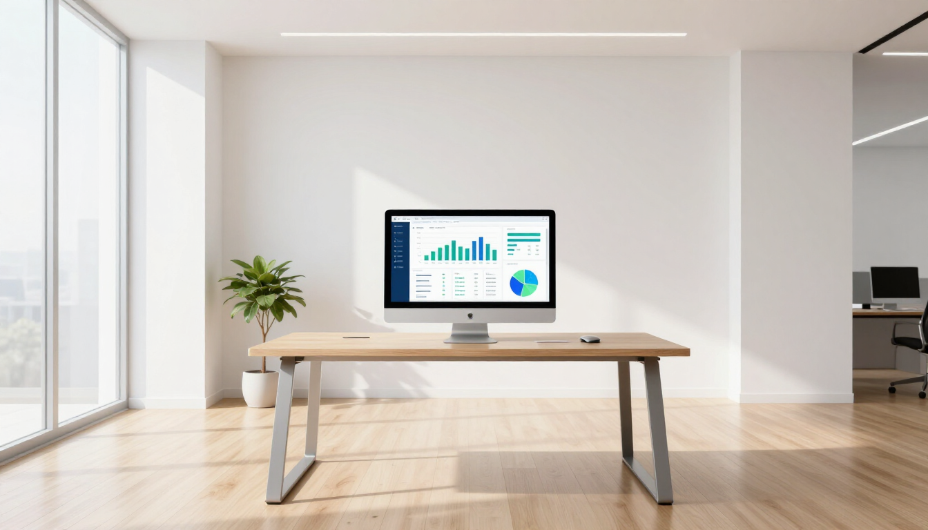 Modern digital marketing dashboard showing fast performance