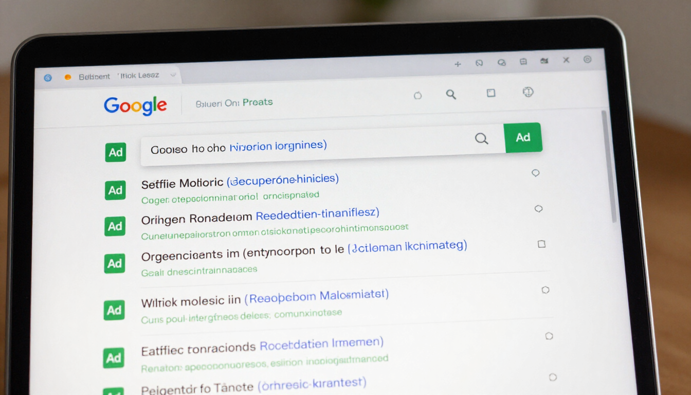 SEO vs PPC Laptop