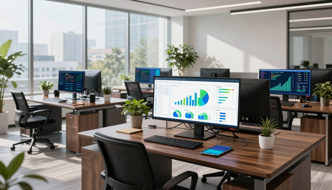 Digital marketing strategy and trends for 2026 featuring AI and data analytics concepts.
