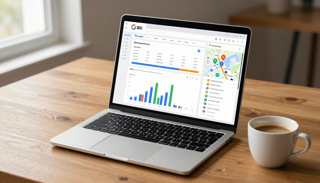 SEO analytics dashboard