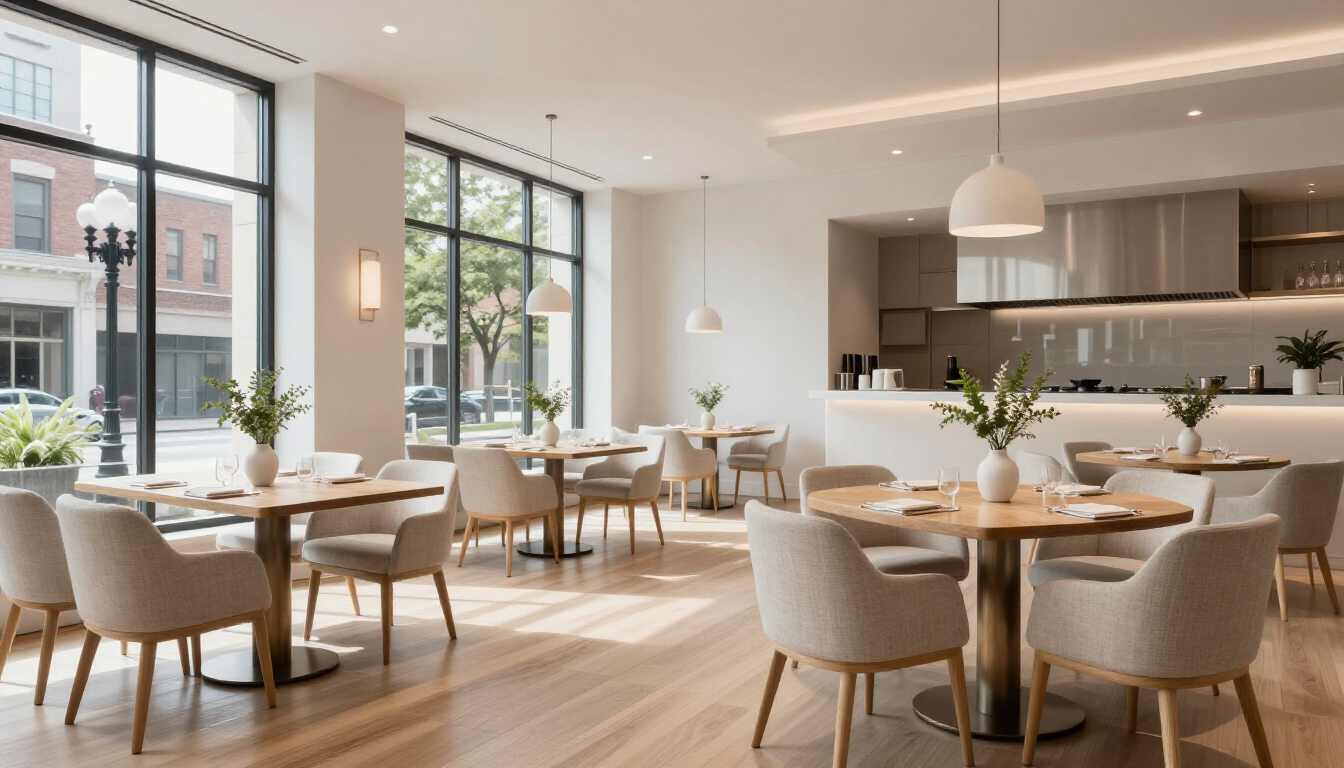 Modern Kansas Restaurant Interior