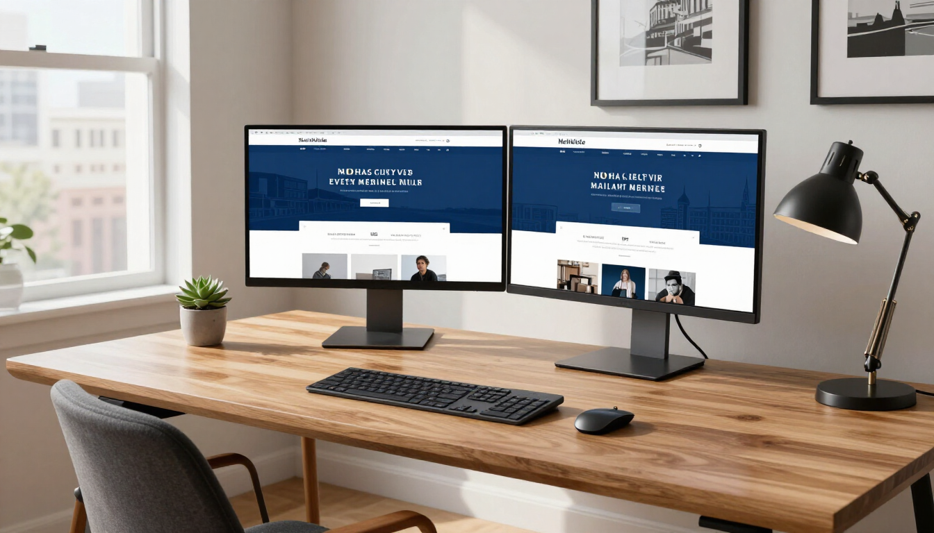 Modern Web Design Workspace