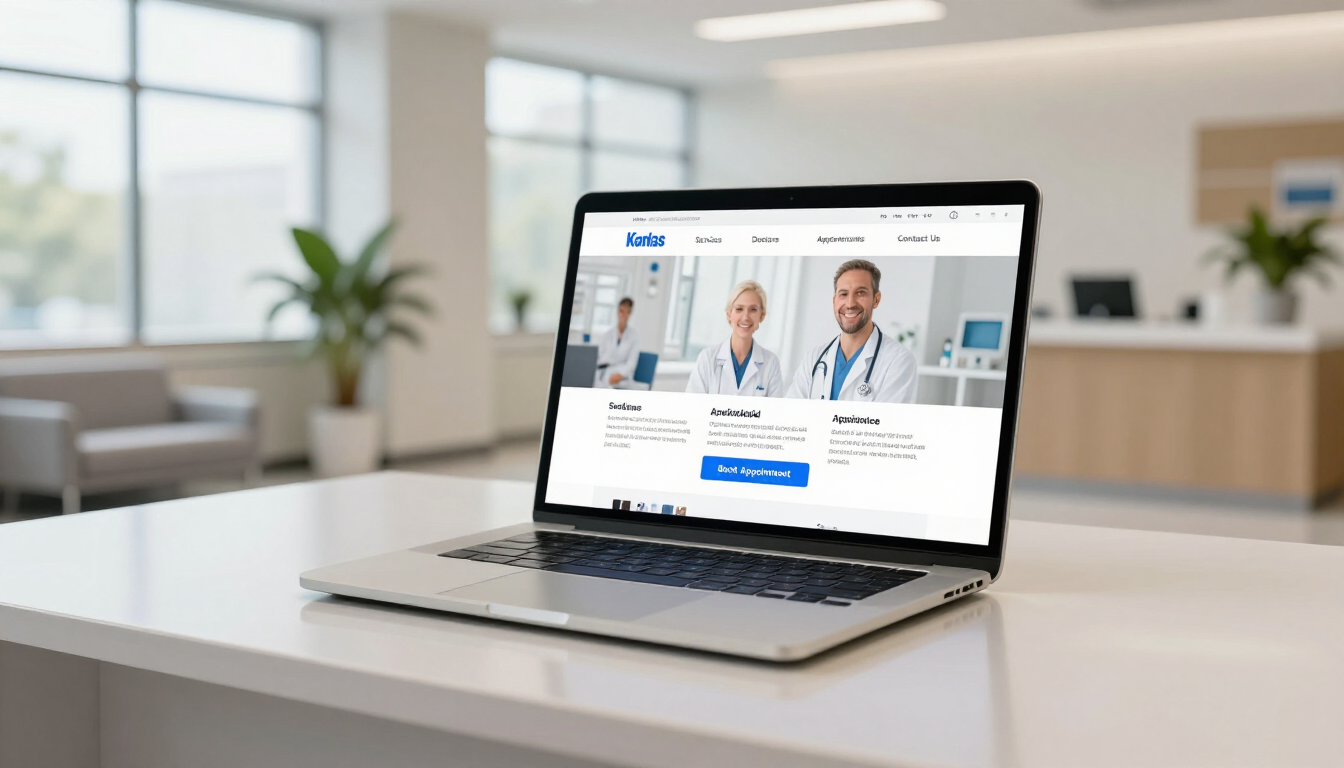 Modern Medical Website Interface