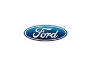 Ford logo in white script on a blue oval background