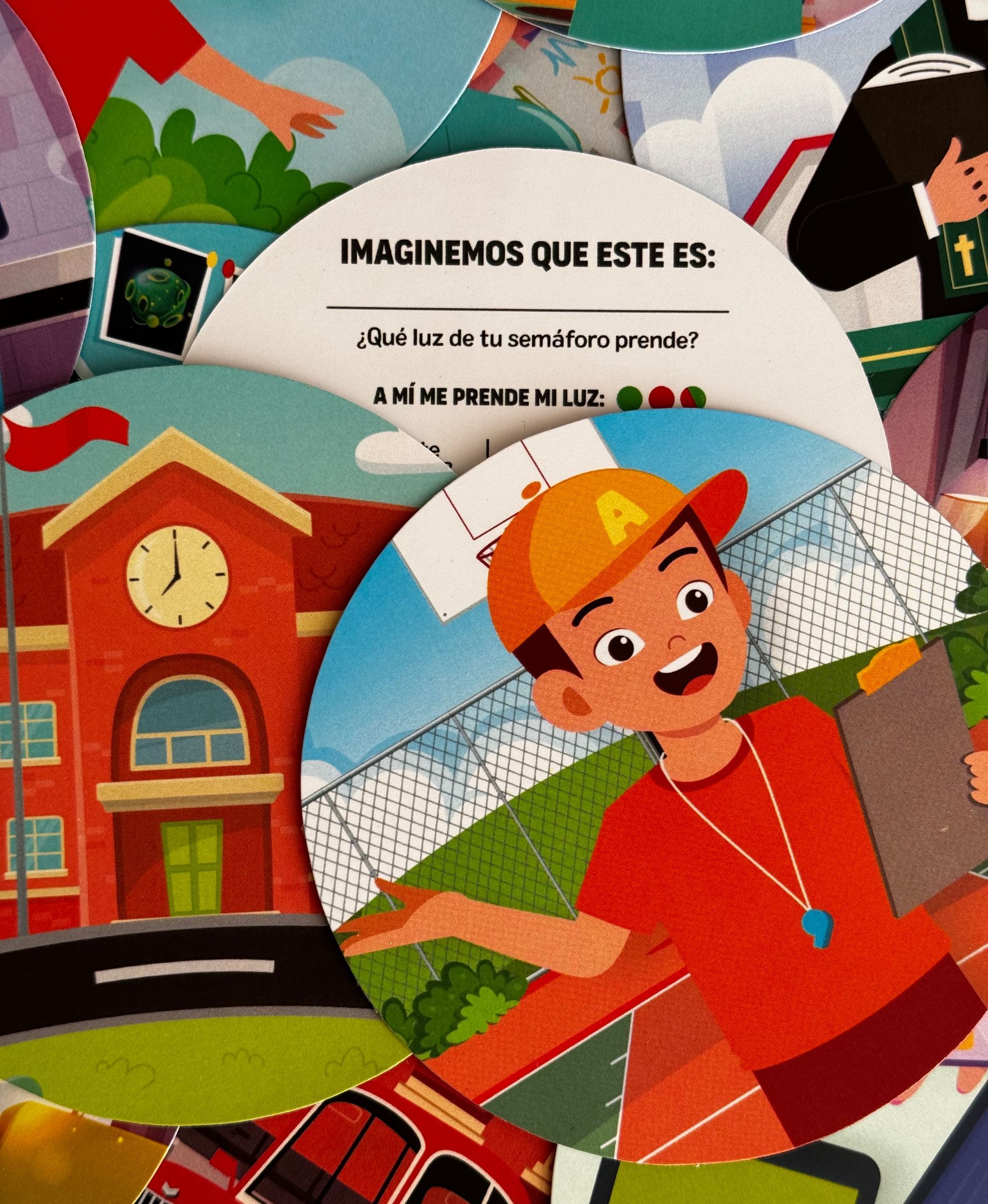 Tarjetas didácticas que nos permiten reconocer lugares, personas y situaciones que nos incomodan o nos confortan