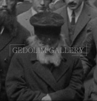 A black and white photo of a group of men with the word gedolin gallery on the bottom