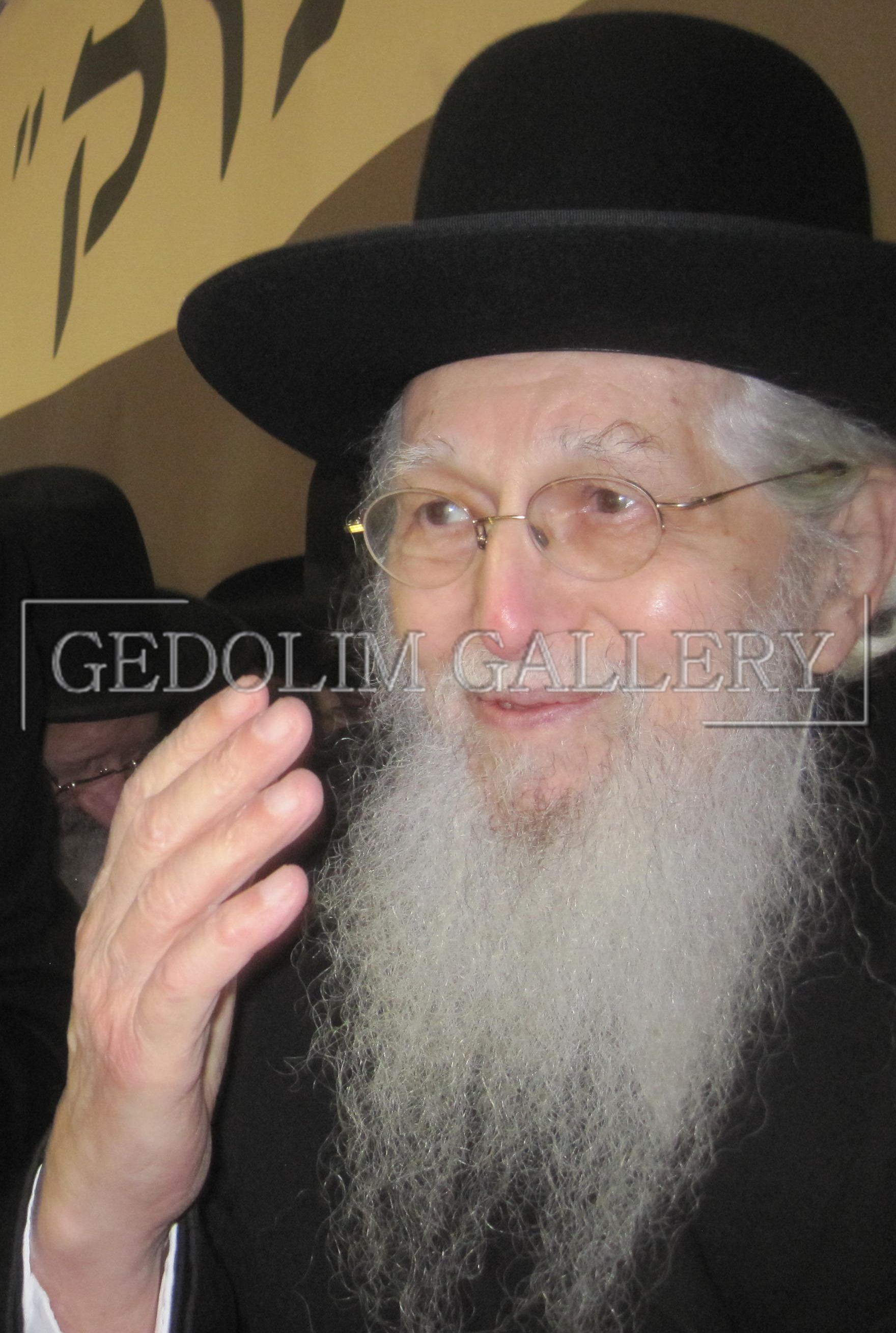 A man with a beard wearing a hat and glasses is being photographed by gedolin gallery