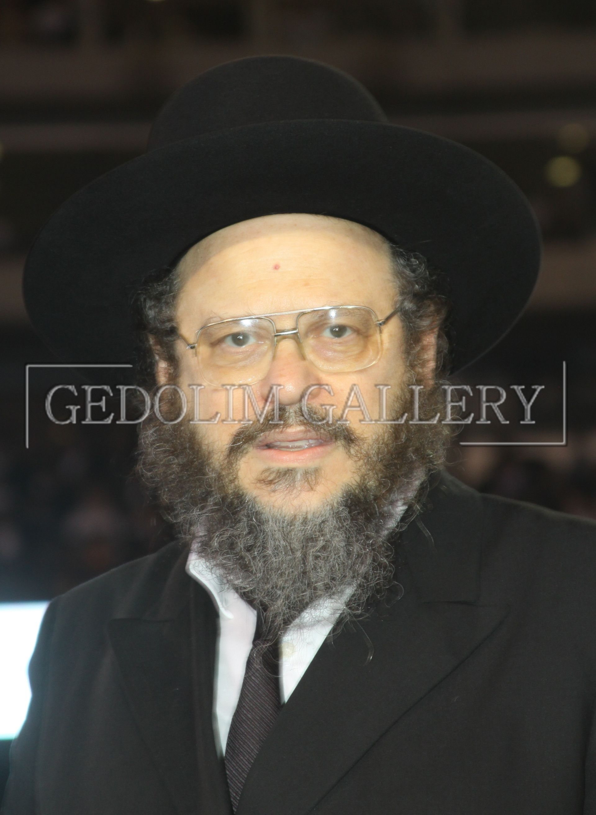 A man with a beard and glasses is wearing a hat and tie.