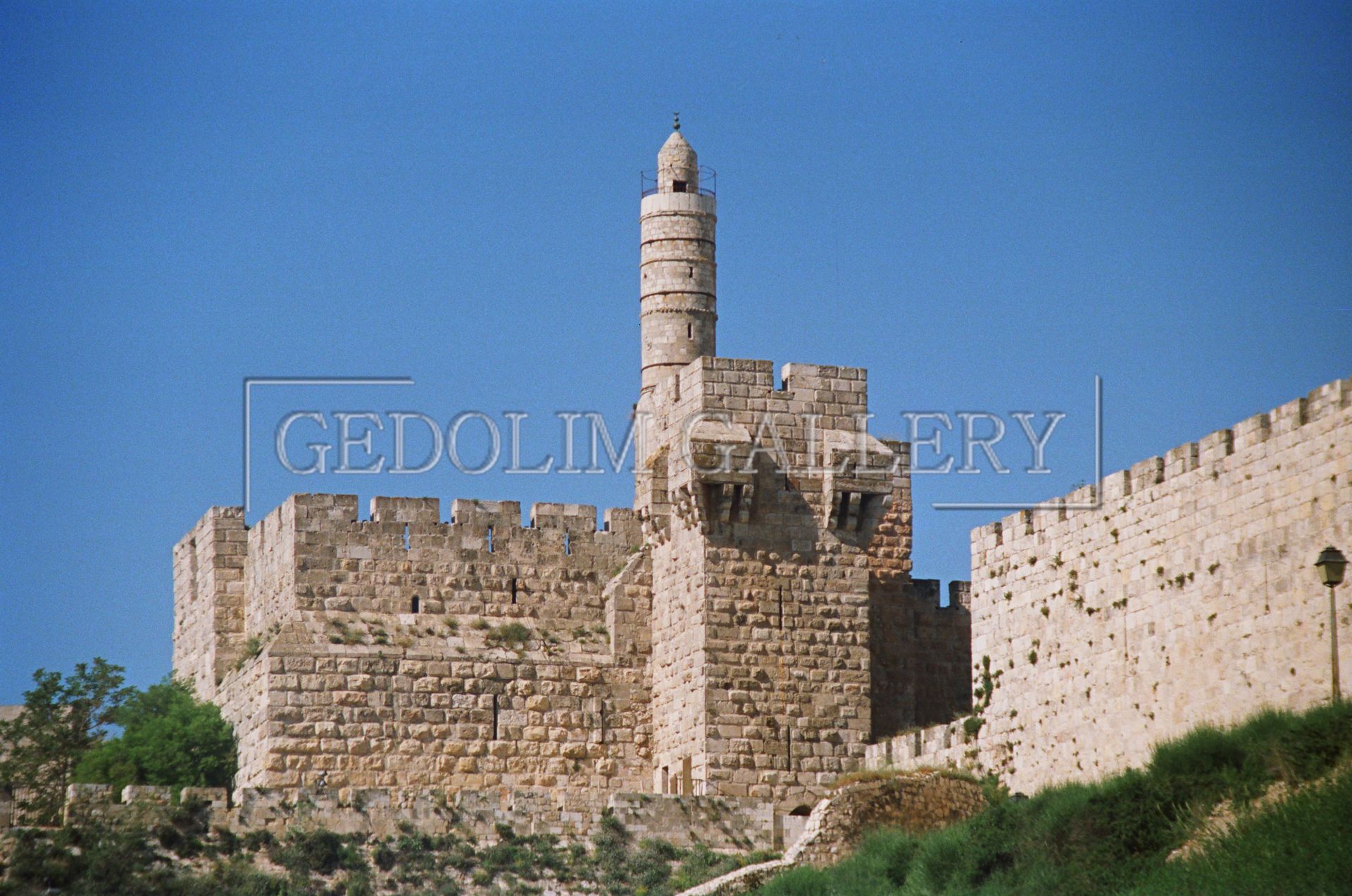 A large stone building with a tower on top of it