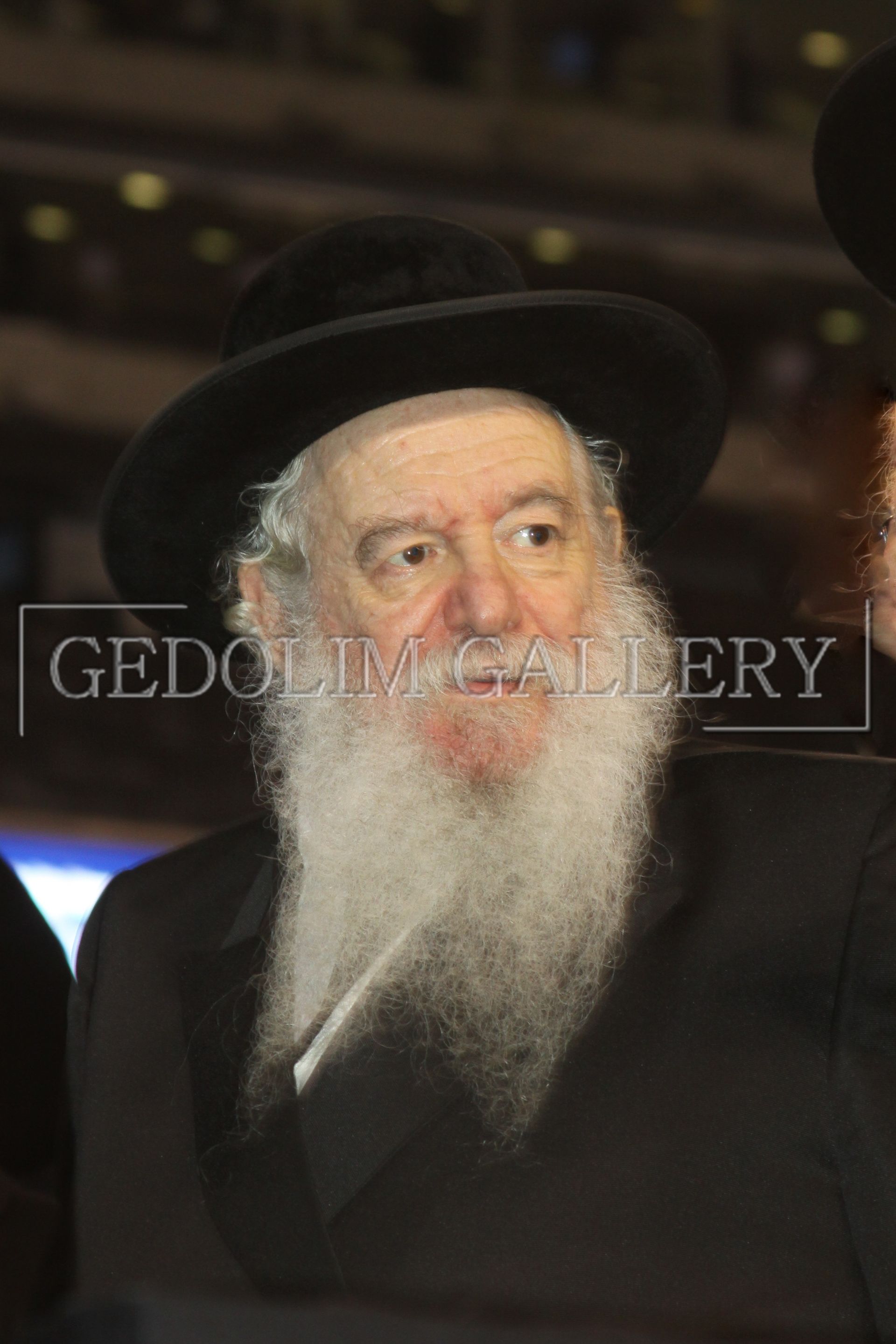 A man with a beard is wearing a hat and a suit.