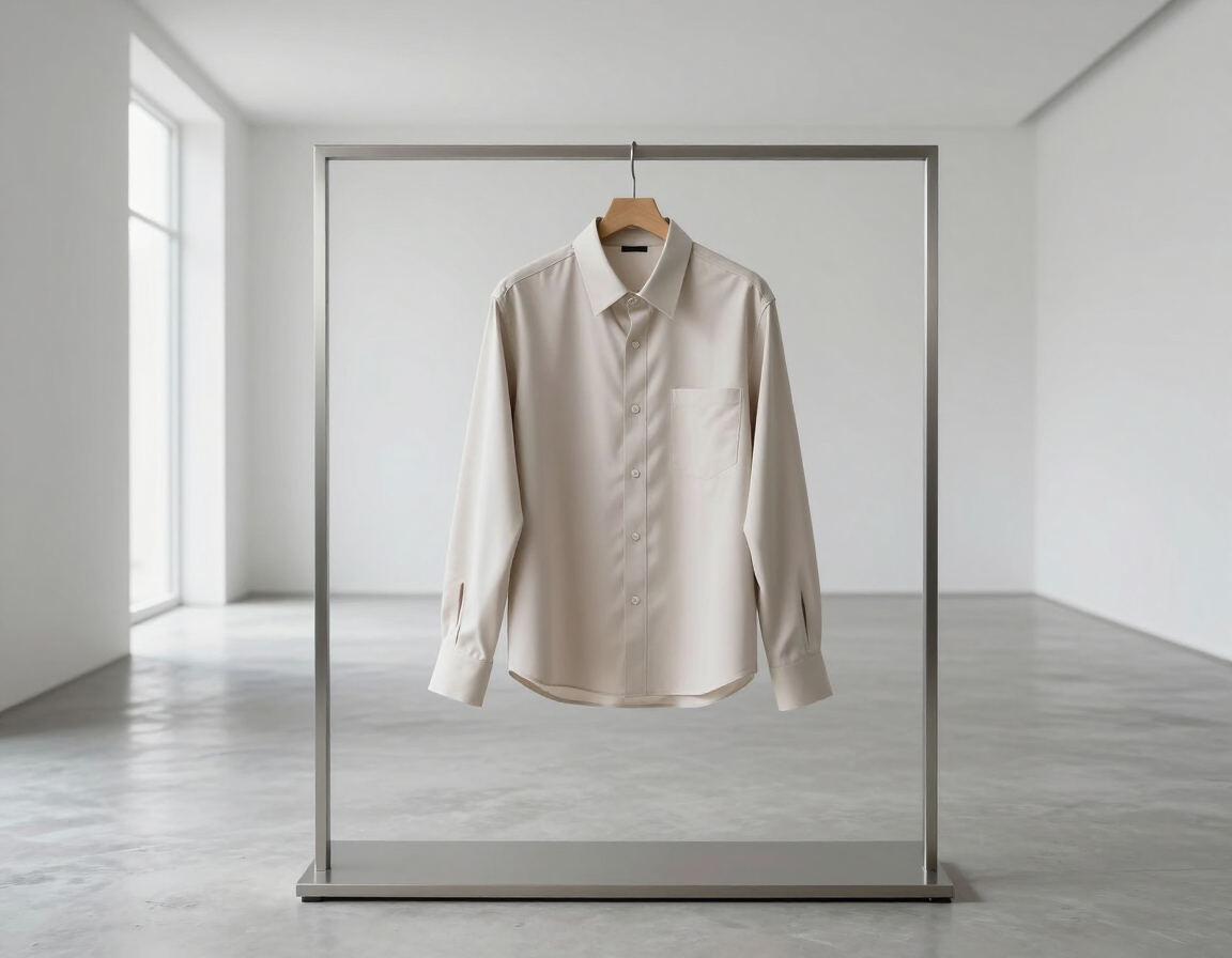 A close-up of high-quality fabric and clean design