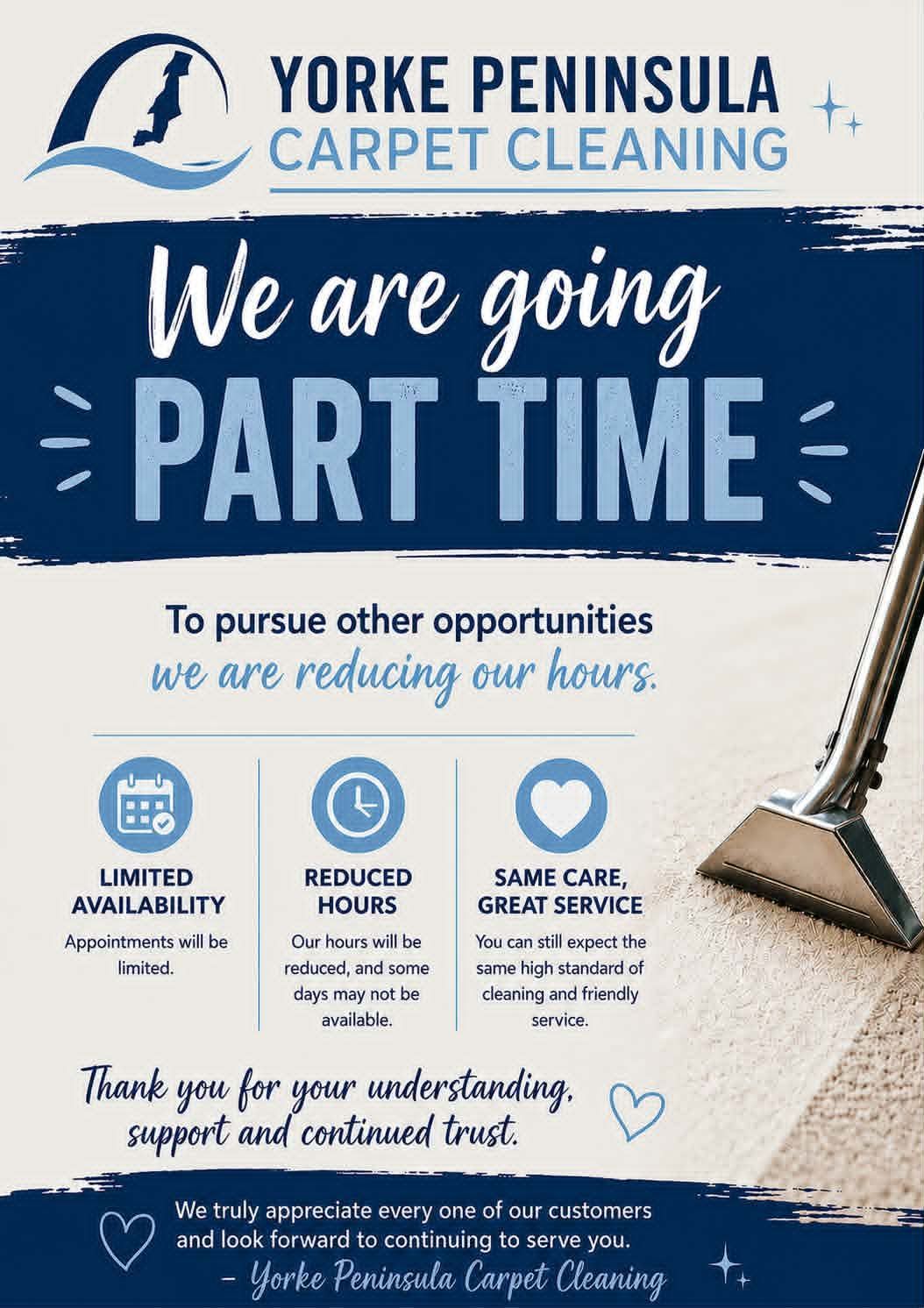 Carpet cleaning specialists in Yorke Peninsula