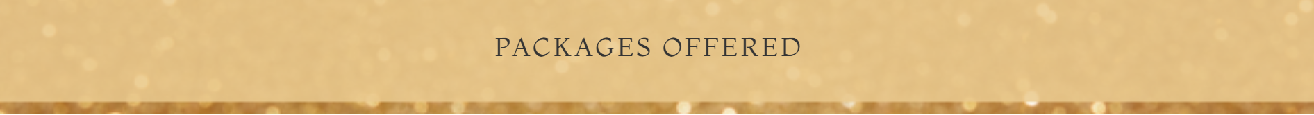 Packaged offering label on a beige background