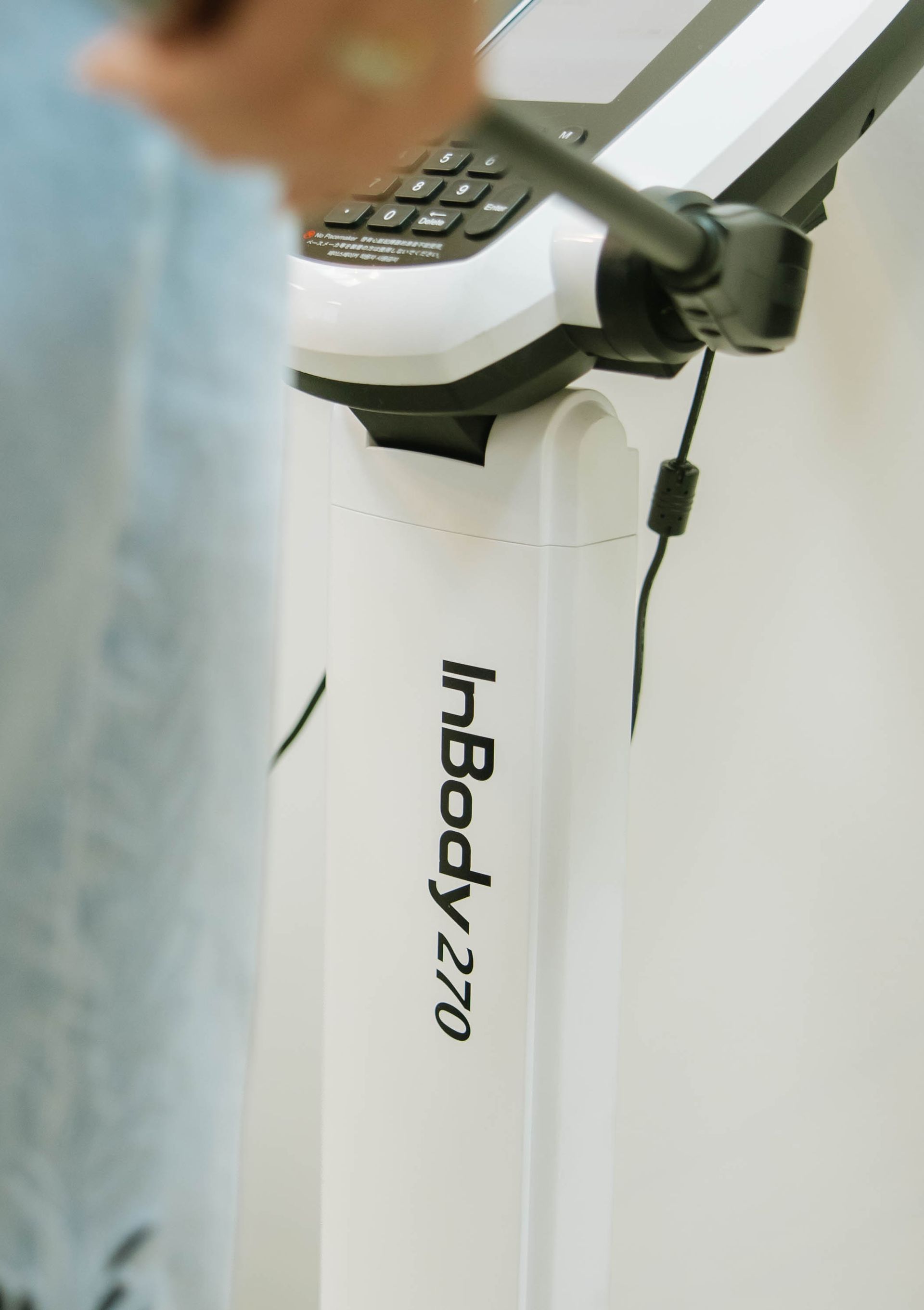 InBody assessment machine.