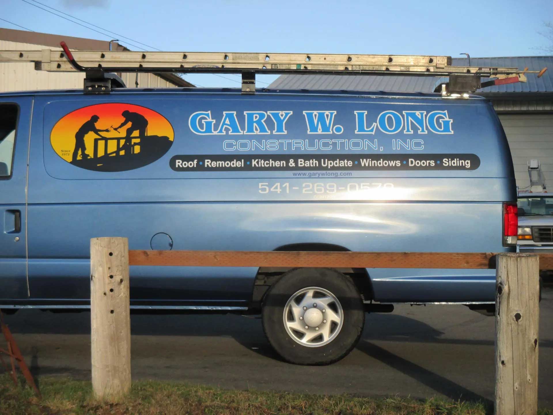 Gary Long Van — Coos Bay, OR — Art Signs, Inc.