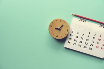 Calendário e relógio