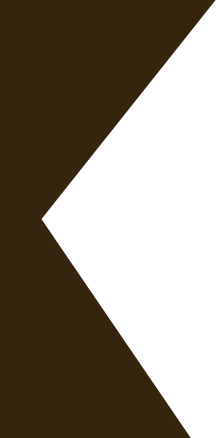 A brown and white triangle on a white background. A brown and white triangle on a white background.