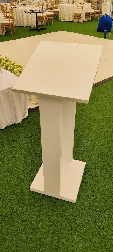 White Lectern