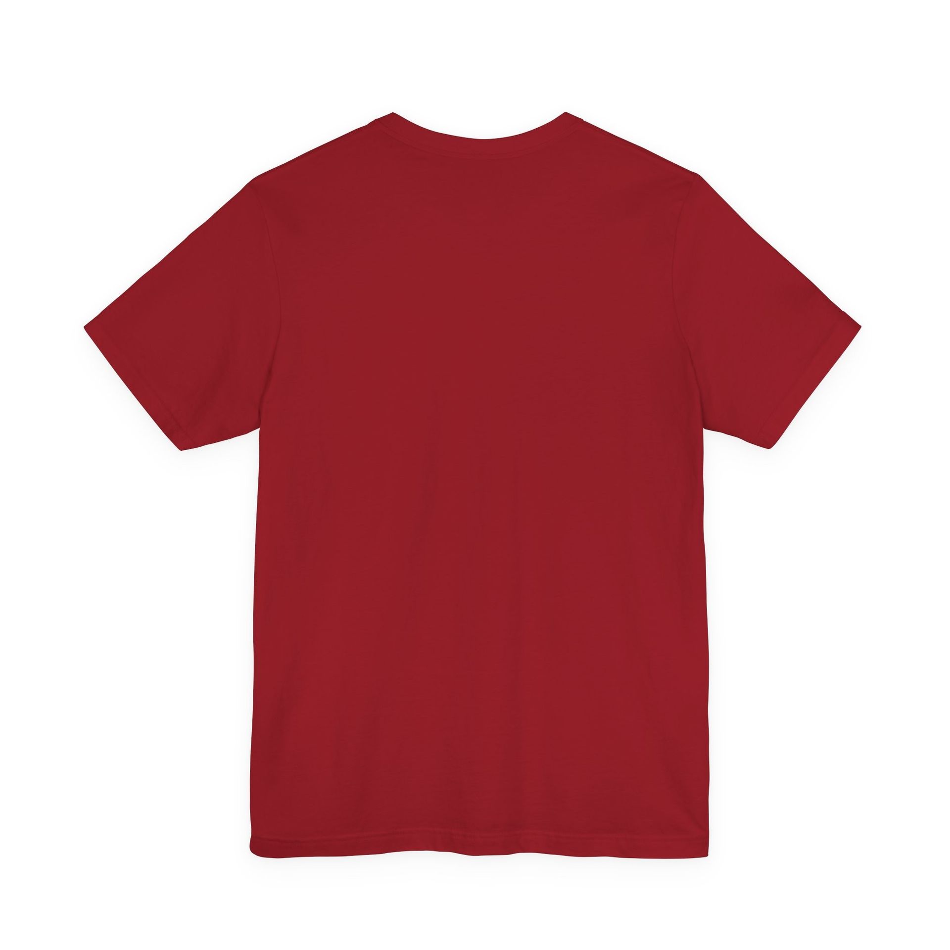 Red t-shirt with white text in a circle: “STAND FIRM. BE STILL. MOVE ON. God's Got You!” and a Bible verse reference.