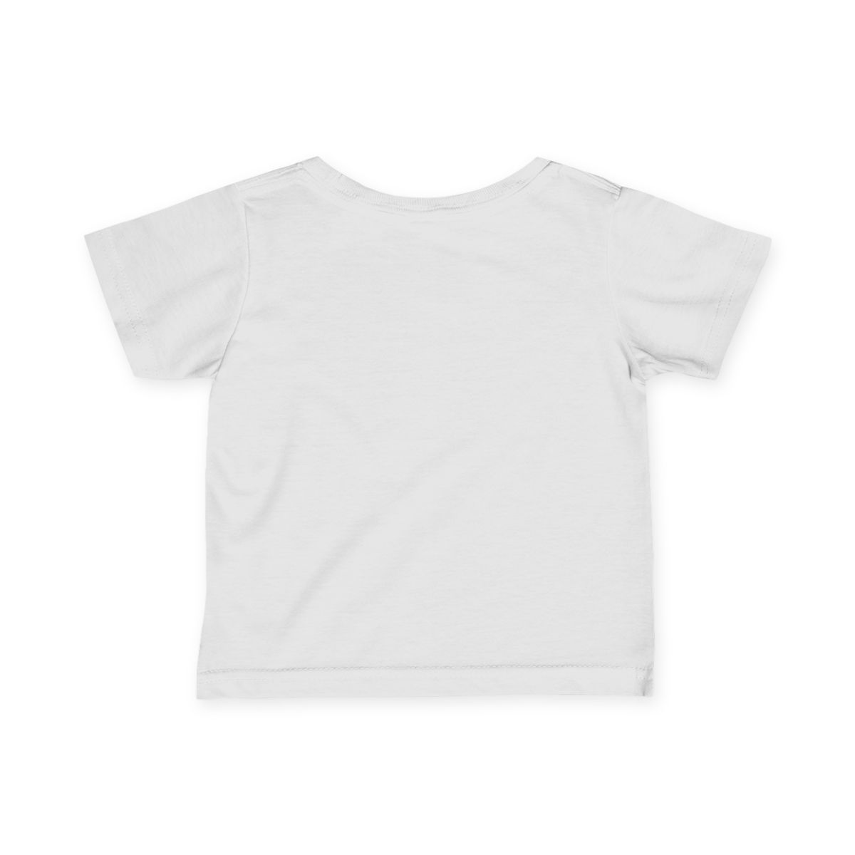 White baby t-shirt with 