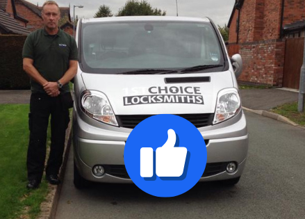 Go to Facebook Reviews 1st Choice Locksmiths Wrexham Facebook reviews link
