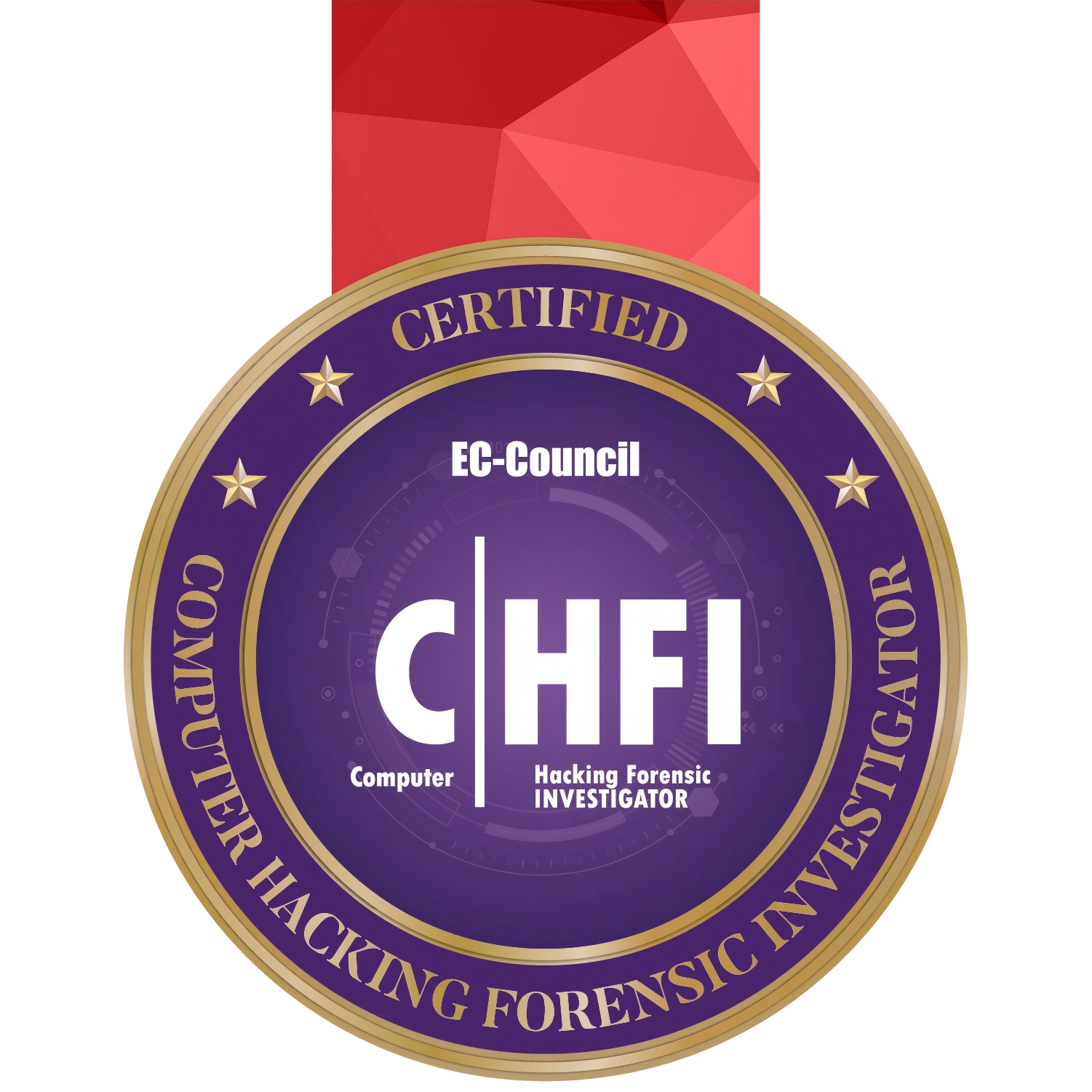 CHFI official EC-Council badge