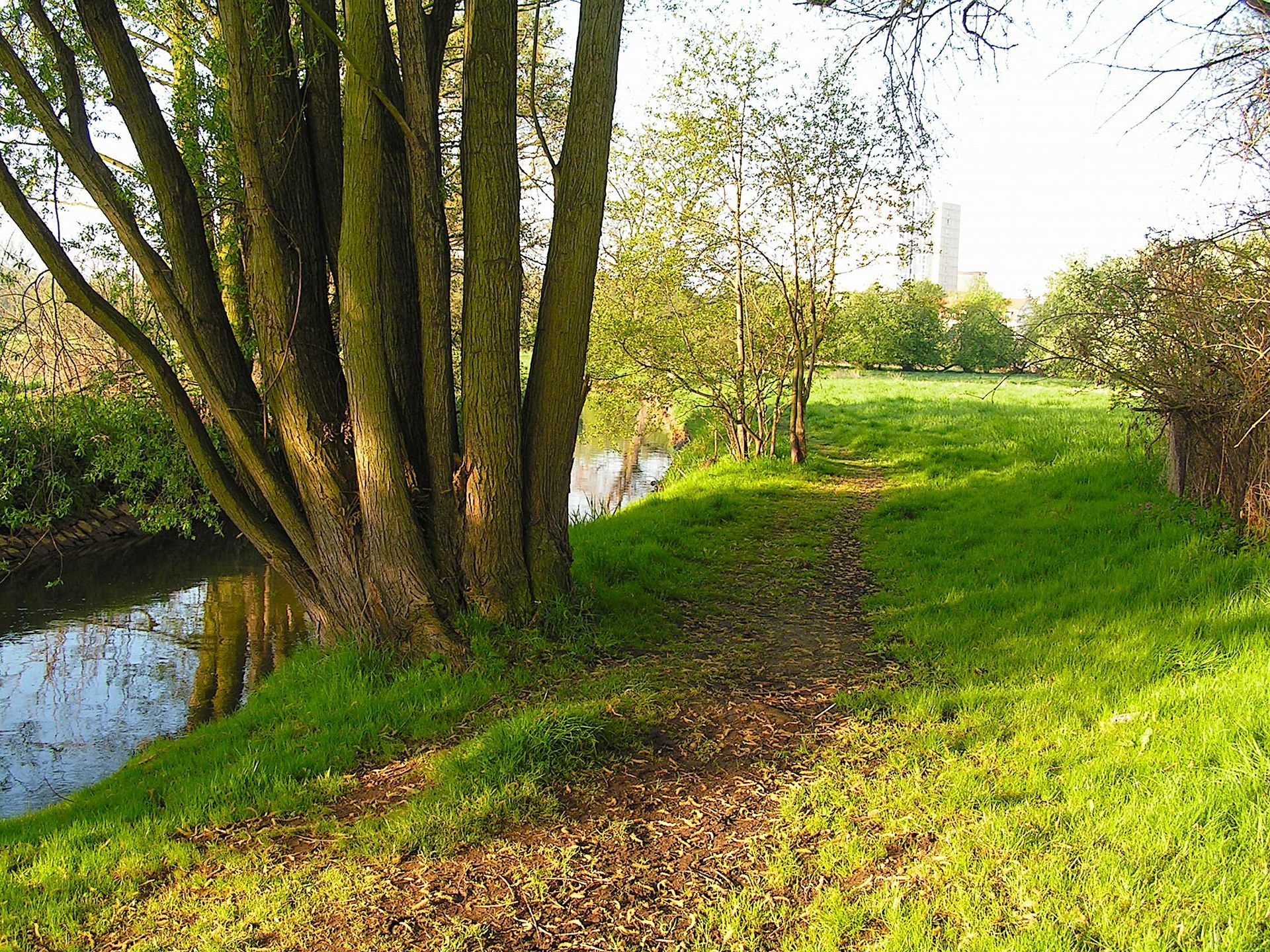 Wanderweg entlang der Parthe