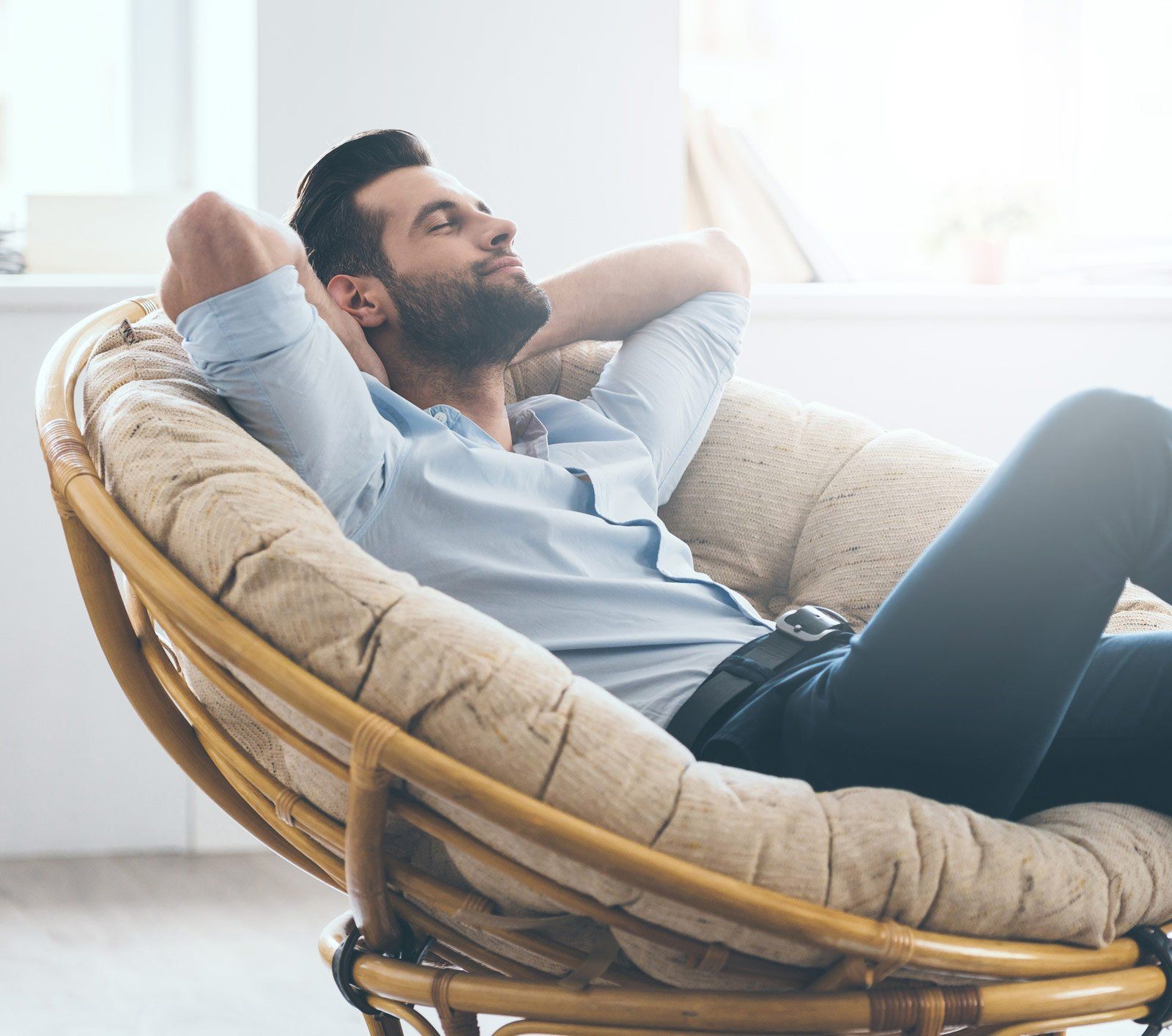 Man Relaxing — Pinecrest, FL — Beacon Hypnotherapy Institute Man Relaxing — Pinecrest, FL — Beacon Hypnotherapy Institute