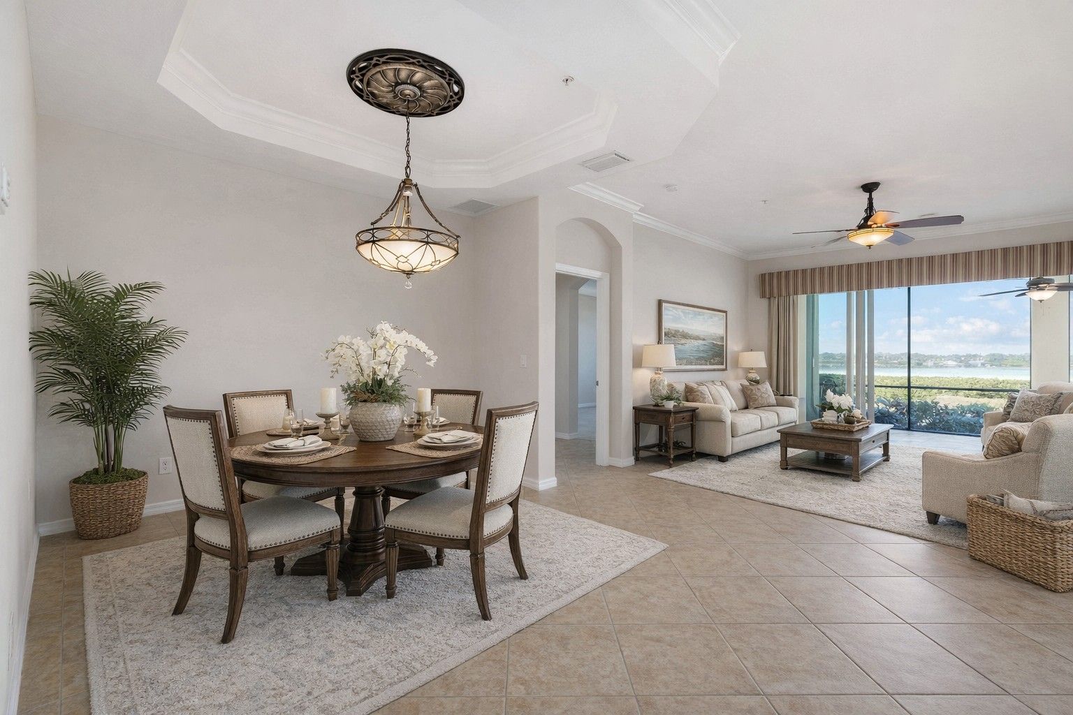 Virtually Staged Condo. 1264 Riverscape St. Bradenton, FL. Riverfront Condo in Tidewater Preserve