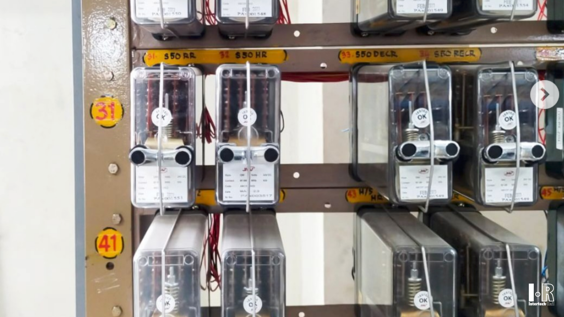 Fail-safe relay for railway signaling by Intertech Rail