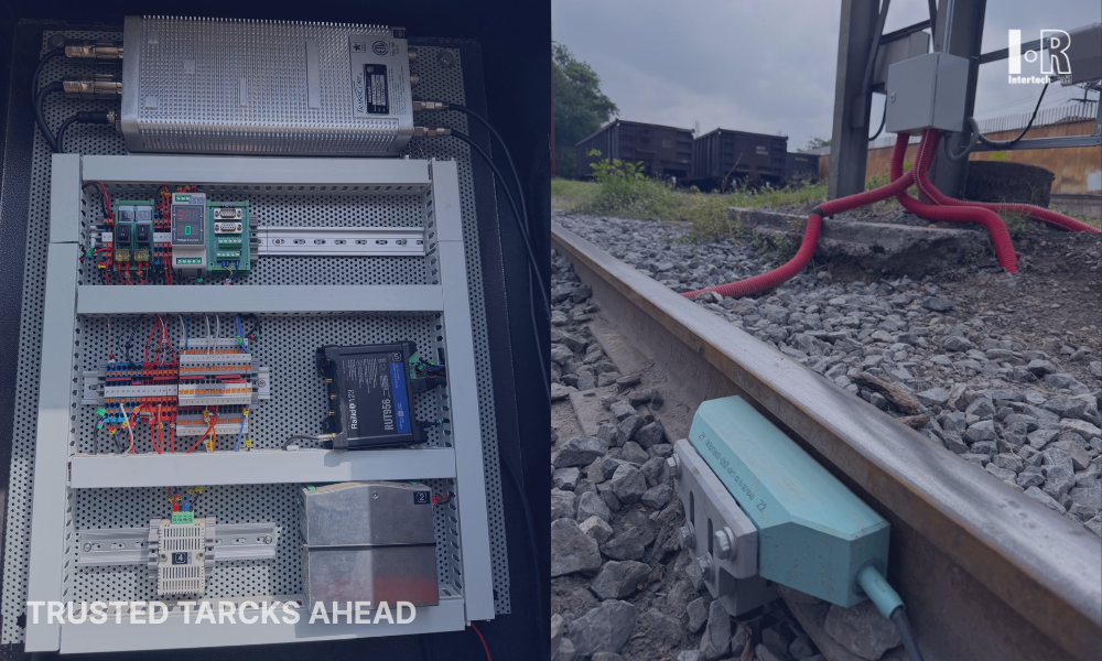 An Intertech Rail illustration of the AEI hardware investment, readers, antennas, and servers