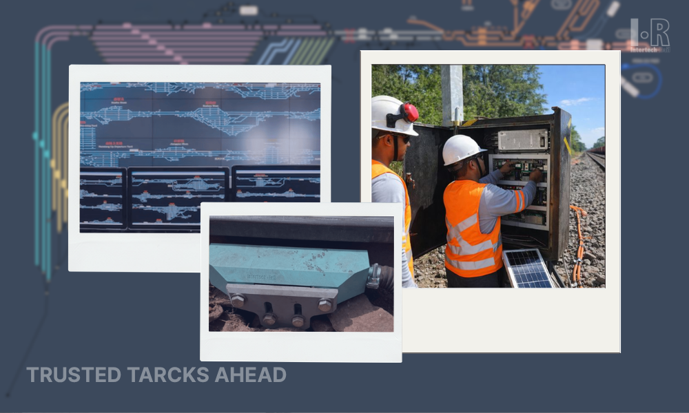 Railway yard control system dashboard showing real-time train and asset tracking
